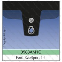 Лобовое стекло с датчиком дождя и обогревом Ford Ecosport 2014-