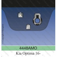 Лобовое стекло с обогревом и датчиком дождя KIA OPTIMA IV 2016-2020