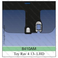 Лобовое стекло с датчиком дождя Toyota Rav 4 (CA40) 2013-