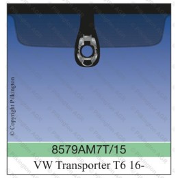 Лобовое стекло с обогревом и датчиком дождя VW TRANSPORTER T6 VAN 2016- полный обогрев