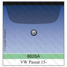 Лобовое стекло VolksWagen Passat B8 2015-